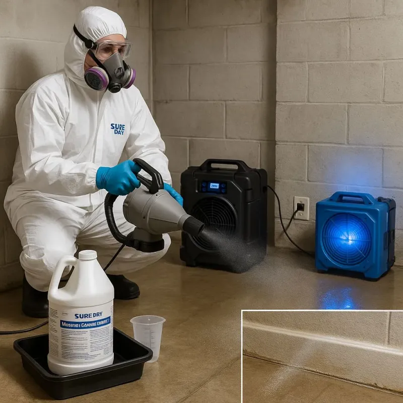Sanitization and Odor Removal process in Fairview Park, IN