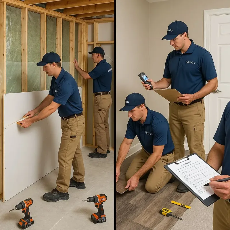Repairs and Reconstruction process in Fairview Park, IN