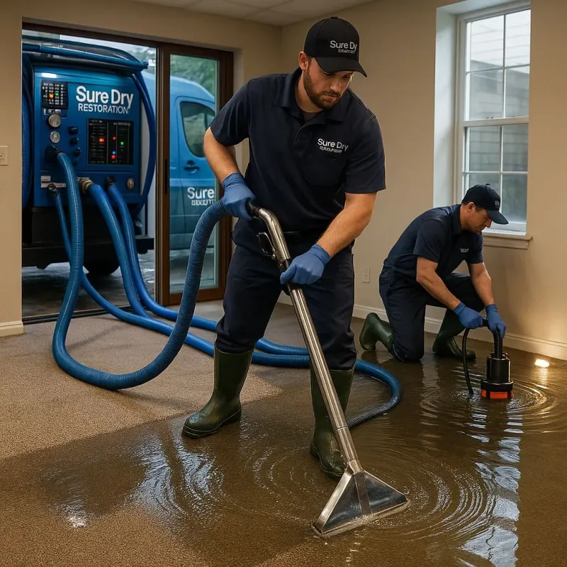 Water Extraction and Removal process in Fairview Park, IN